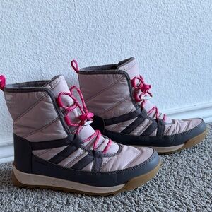 Sorel Pink and Gray Winter Boots